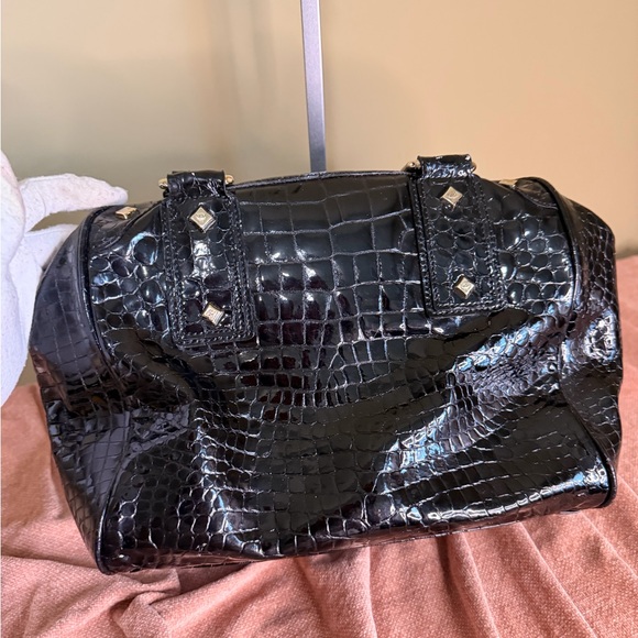 VTG MCM snakeskin multicolor leather handbag - Picture 7 of 16